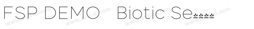 FSP DEMO   Biotic Se字体转换